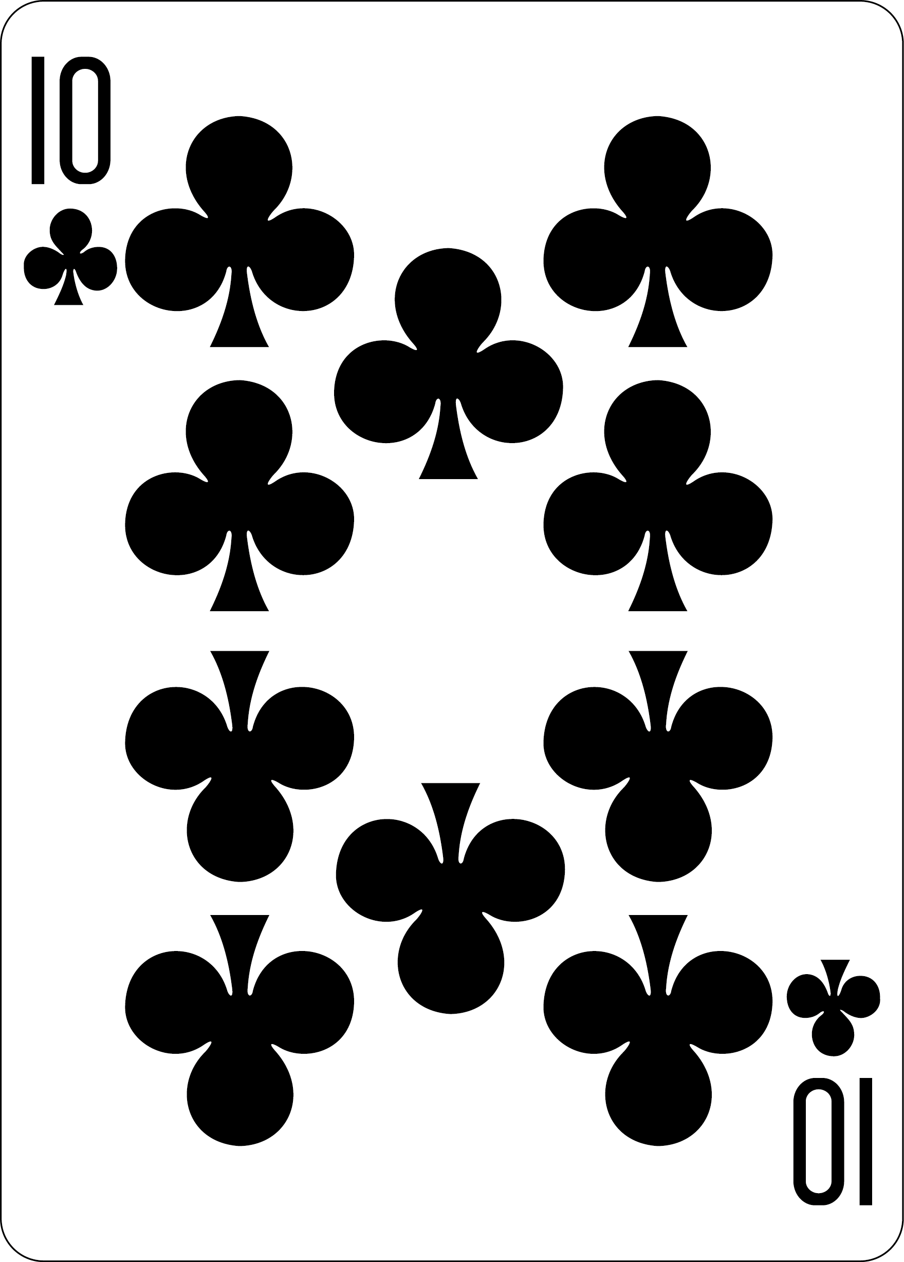 10 of Clubs