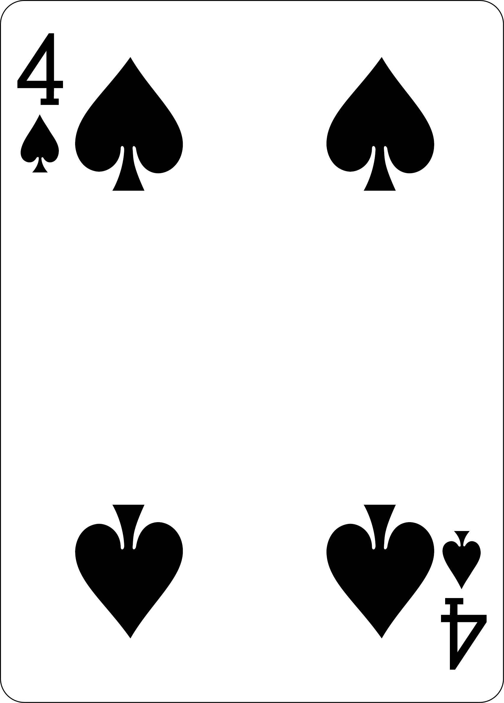 4 of Spades